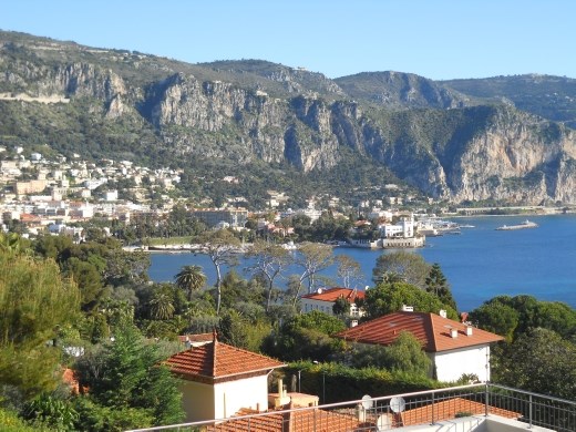 View from St Jean Cap Ferrat