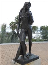 Sculpture along the boardwalk in St Jean Cap Ferrat: by james_tesol_teacher, Views[179]