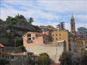 Looking up onto the old hill-town of  Ventimiglia, Italy: by james_tesol_teacher, Views[130]