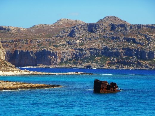 Ship wreck, Gramvousa