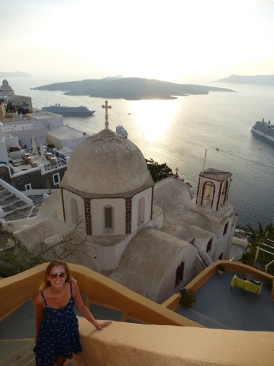 View from Santorini Hotel