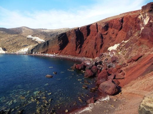 Red beach Santorini