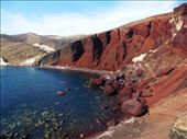 Red beach Santorini: by jamesandjulie, Views[214]