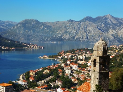 View from fortifications