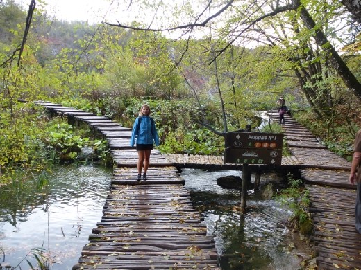Paths around Plitvice lakes