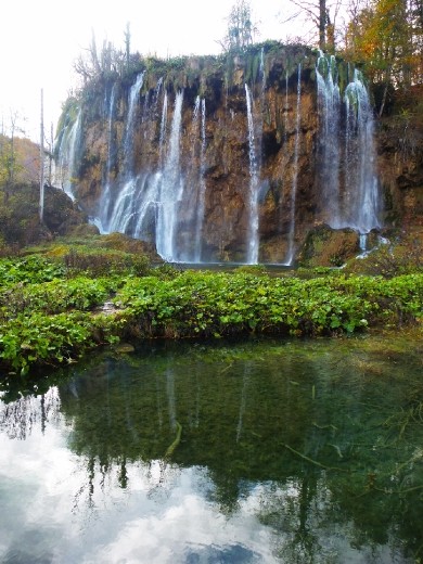Sweet waterfalls everywhere at Plitvice lakes