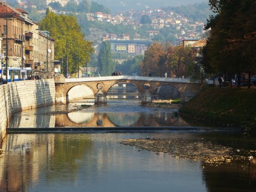Latin bridge where Princip wait to kill Franz Ferdinand