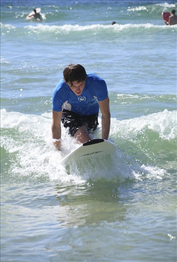 Your first surfing lesson in Byron Bay...