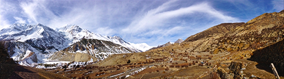 manang in the Annapurna region of nepal. 