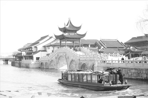 Suzhou, China, once called Venice of the East by Marco Polo, is still using its waterways as a way of transporting people and goods around the inner city.