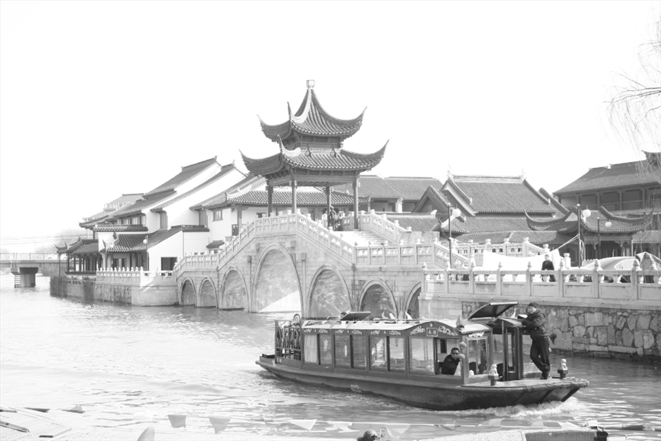 Suzhou, China, once called Venice of the East by Marco Polo, is still using its waterways as a way of transporting people and goods around the inner city.