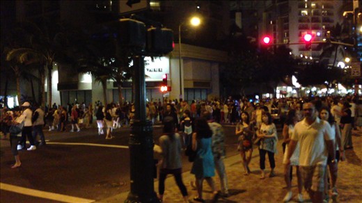 Hawaii streets- New Year's Eve