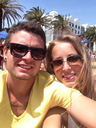 At the St. Kilda festival in Melbourne