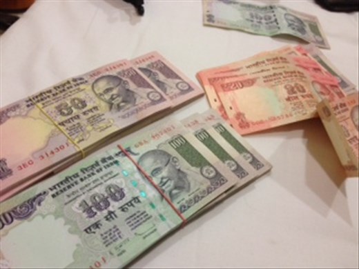 Nuestra fortuna en rupias