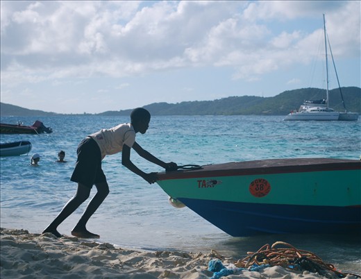 Finishing a day's work