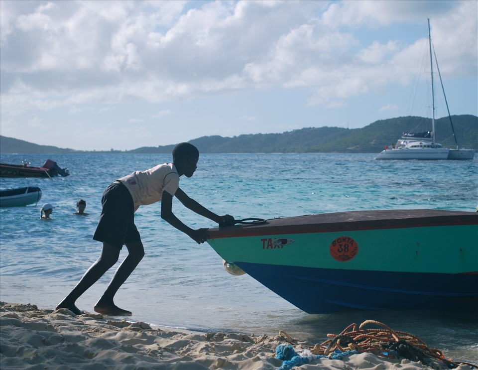 Finishing a day's work