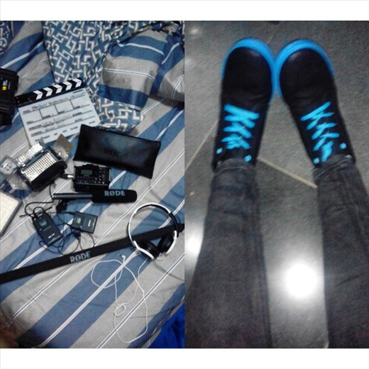 Sound Recordist and her gear: Christmas with the Stars