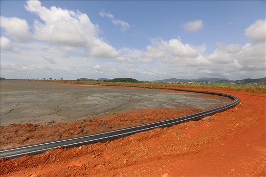 A beautiful view from a toxic waste land, Obuasi Ghana