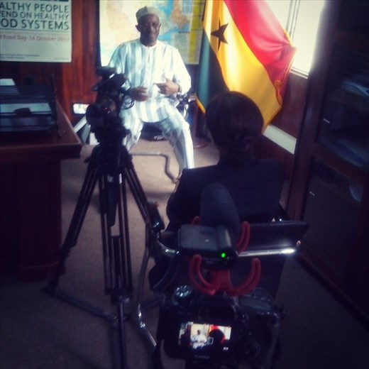 SBS Dateline interview with Yaara and the Minister of Agriculture, Ghana