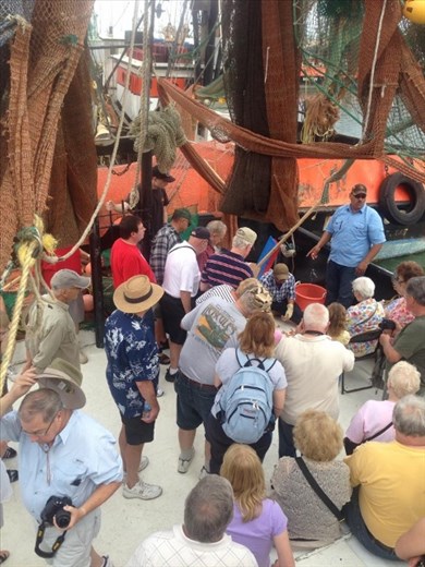 Texas Trawling - Learning about the boats and shrimping industry
