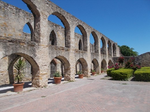 The Priest's living quarters and walkway