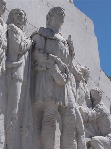 Alamo Memorial -  Davy Crockett