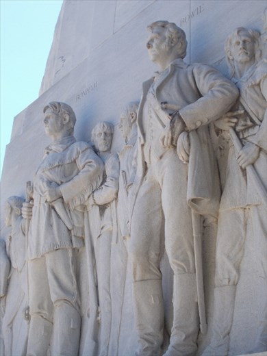 Alamo Memorial -  James Bowie and James Bonham