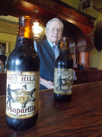 Sarsaparilla time at the Long Branch Saloon