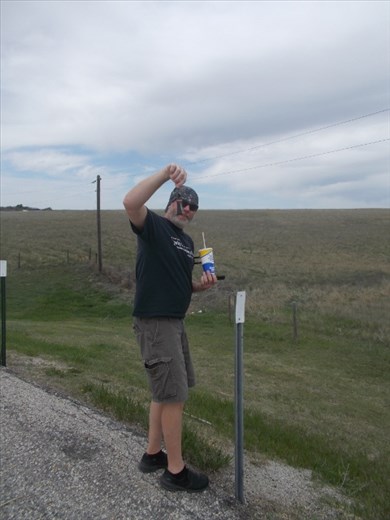 Joe finds geocaches everywhere!