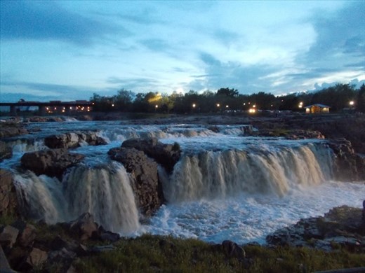 The Falls at Night