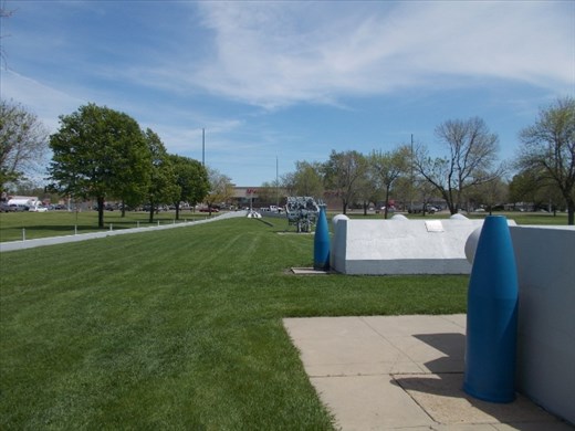 Battleship South Dakota Memorial - Looking towards stern