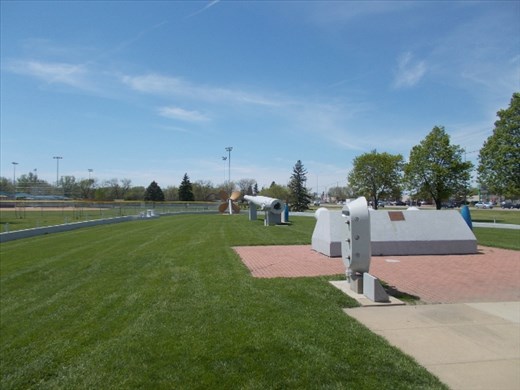 Battleship South Dakota Memorial - Looking towards bow
