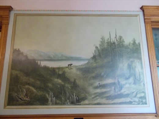 One of the many murals by Norwegian immigrant Ole Running