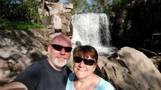 Us at the Winniwissa Falls
