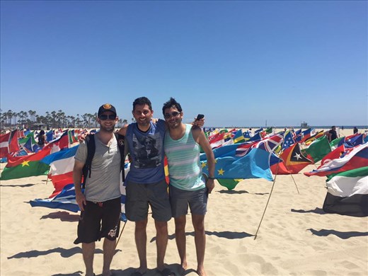 Hosting Couch Surfers on a bike ride through Venice and Santa Monica