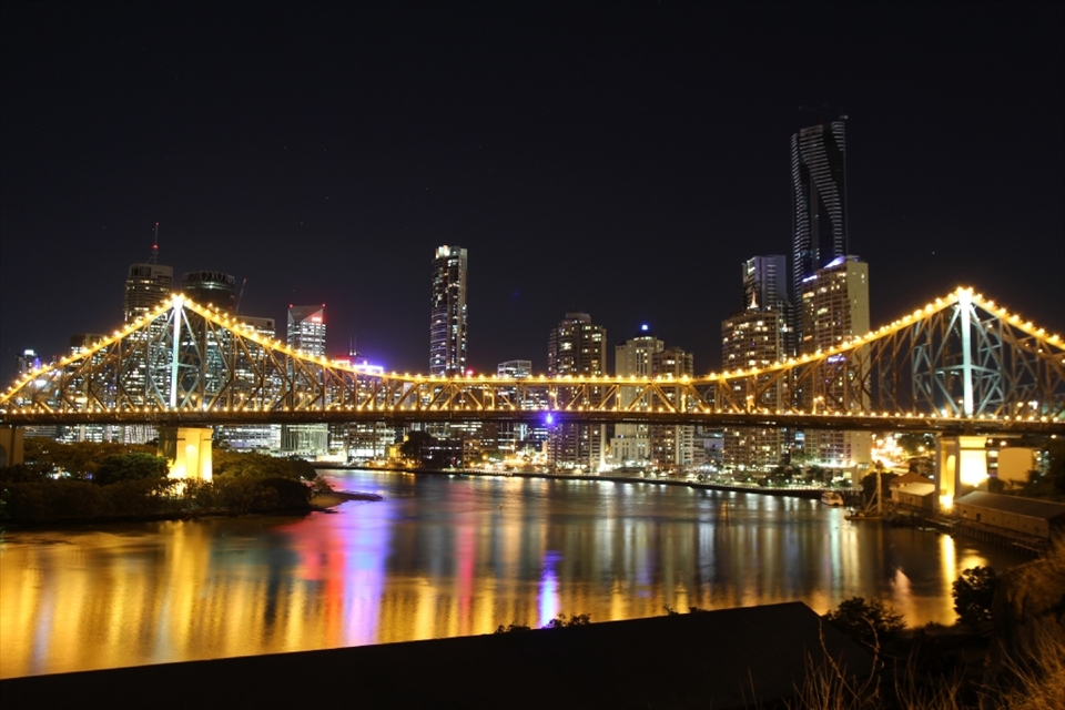 Story Bridge, major icon of Brisbane one the first Bridges built to join the city with the people