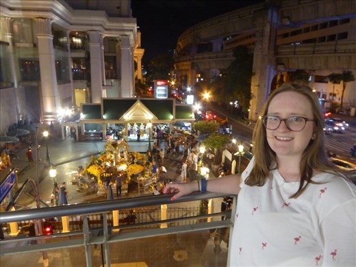 Ania at the Erawan Shrine