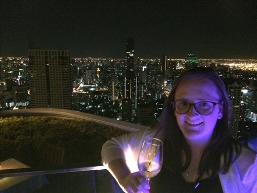 Ania at the Sky Bar