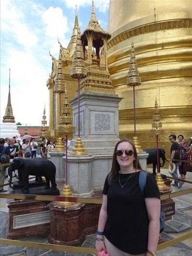 Ania at Wat Phra Kaeo