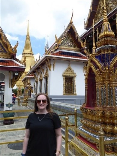 Ania at Wat Phra Kaeo
