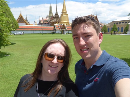 Ania & Jason at Wat Phra Kaeo