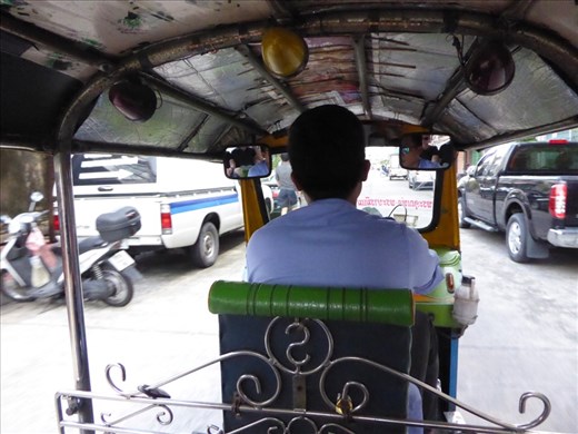 On-board a tuk-yuk back to the hotel