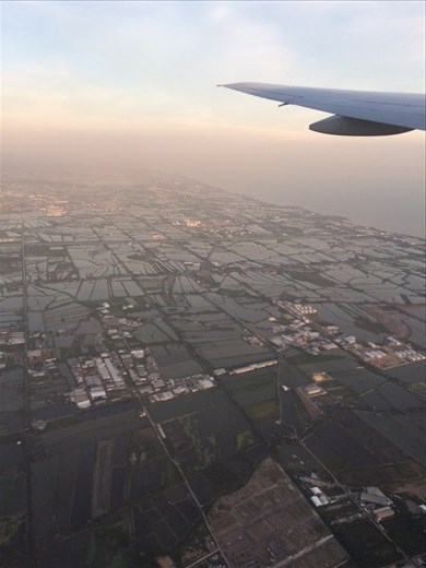 View after take-off from Bangkok