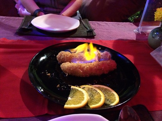 Flaming Fritters!