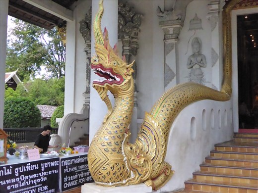 Staircase at Wat Chedi Luang