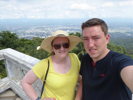 At the top of Doi Suthep