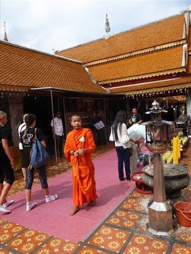 Monk at Wat Phra That Doi Suthep