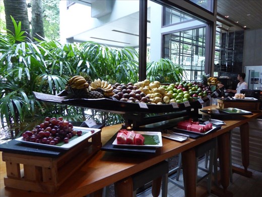 Fruit for breakfast!