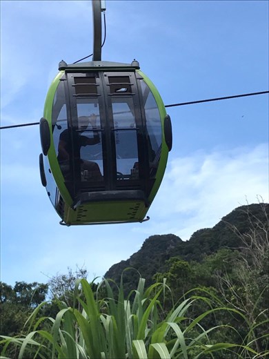 Jason on the cable car