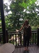 Ania on our rainforest balcony: by jasonmarshall22, Views[249]